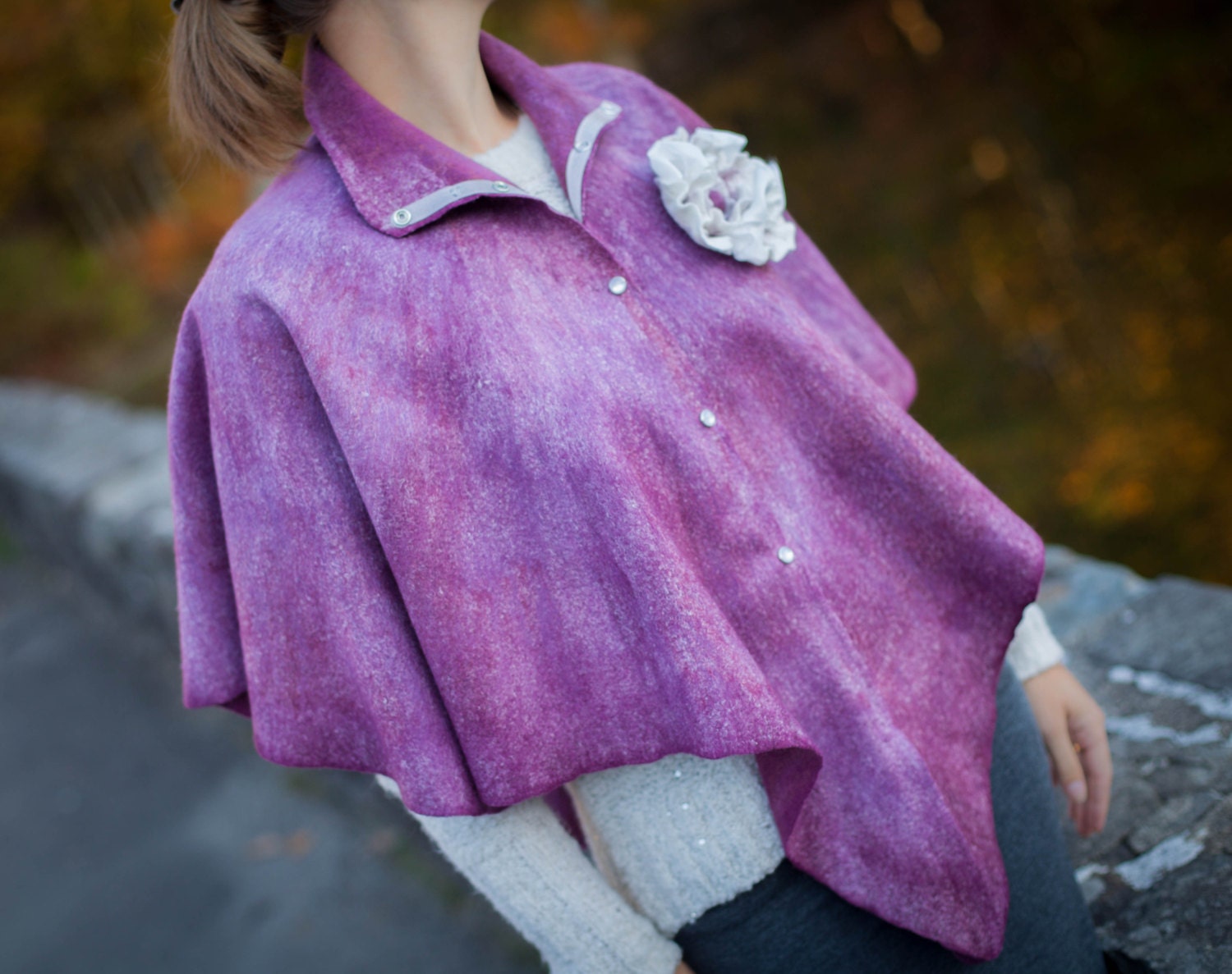 Haflinger Flair Smily 311013 Pantofole Unisex Feltro Violett 43 - Centro Del Piede Online