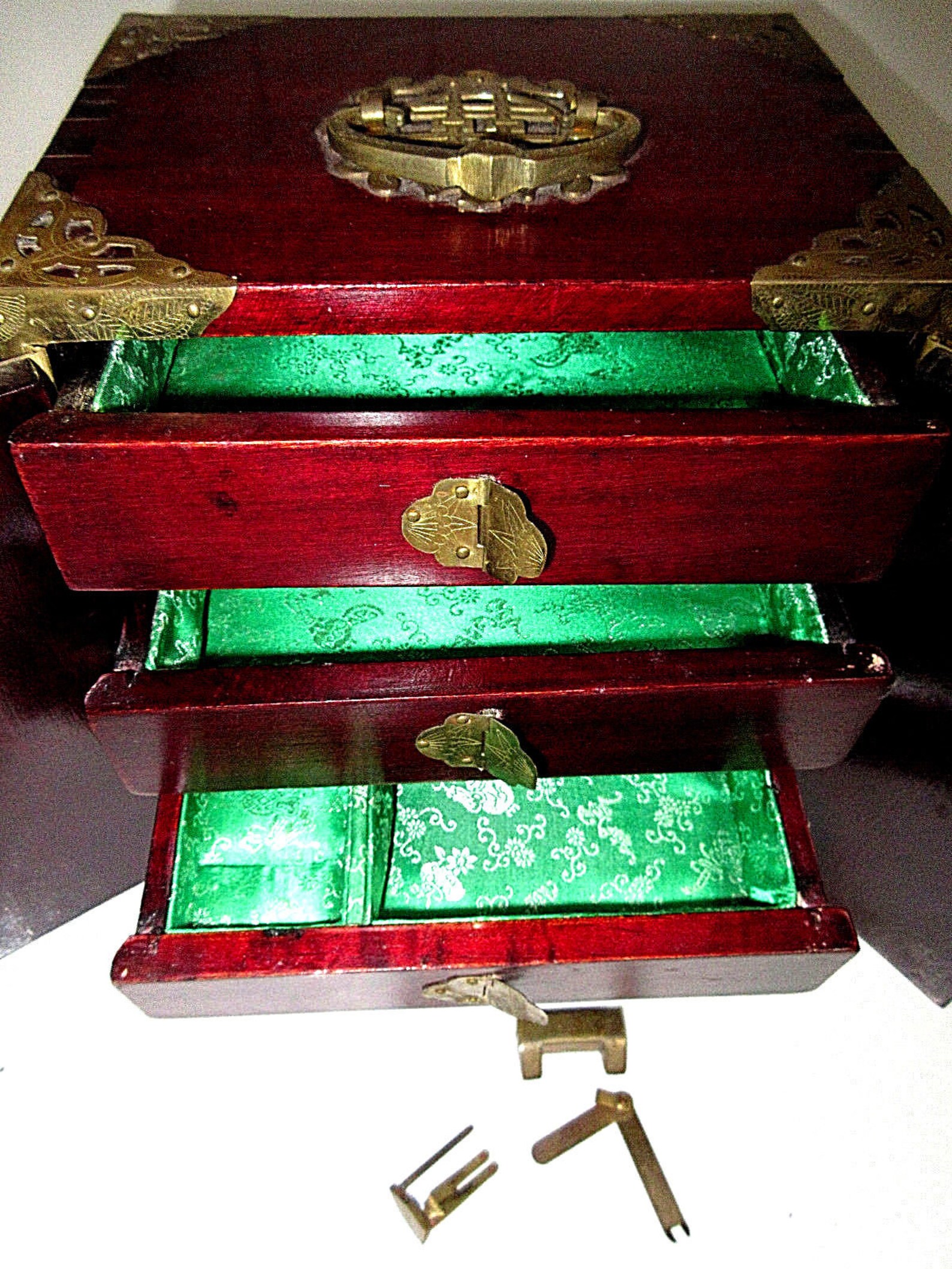 Jewellery Box Casket Jewel Case Chinawooden Jade Jewellery Etsy