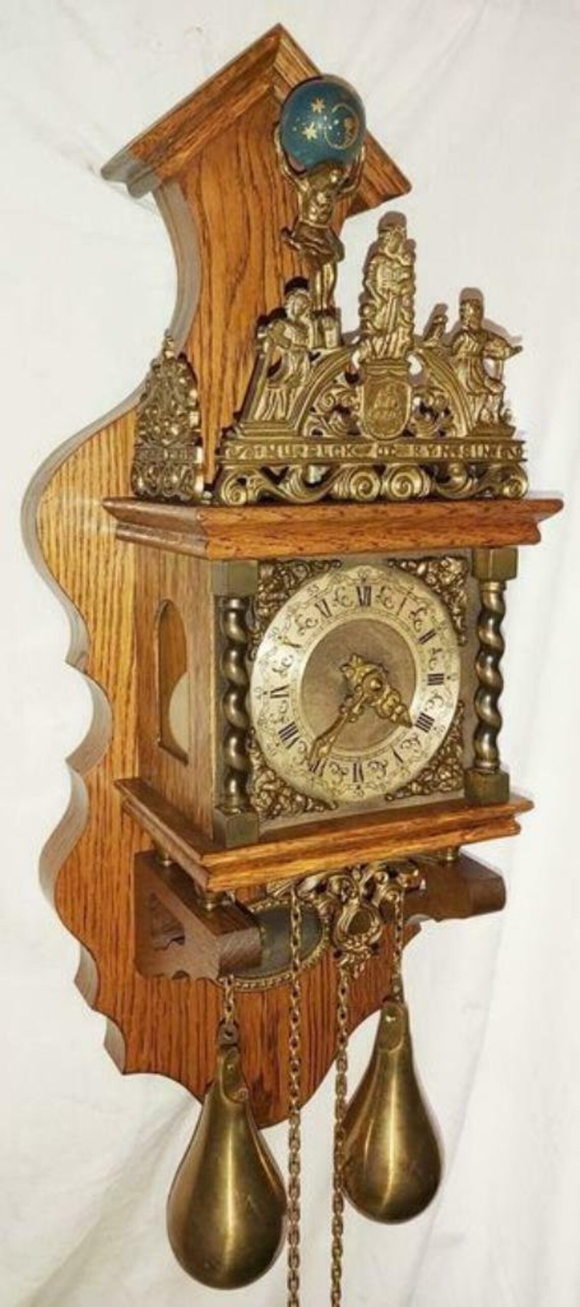 Vintage dutch Warmink zaanse wall clock Wanduhr Pendeluhr Etsy