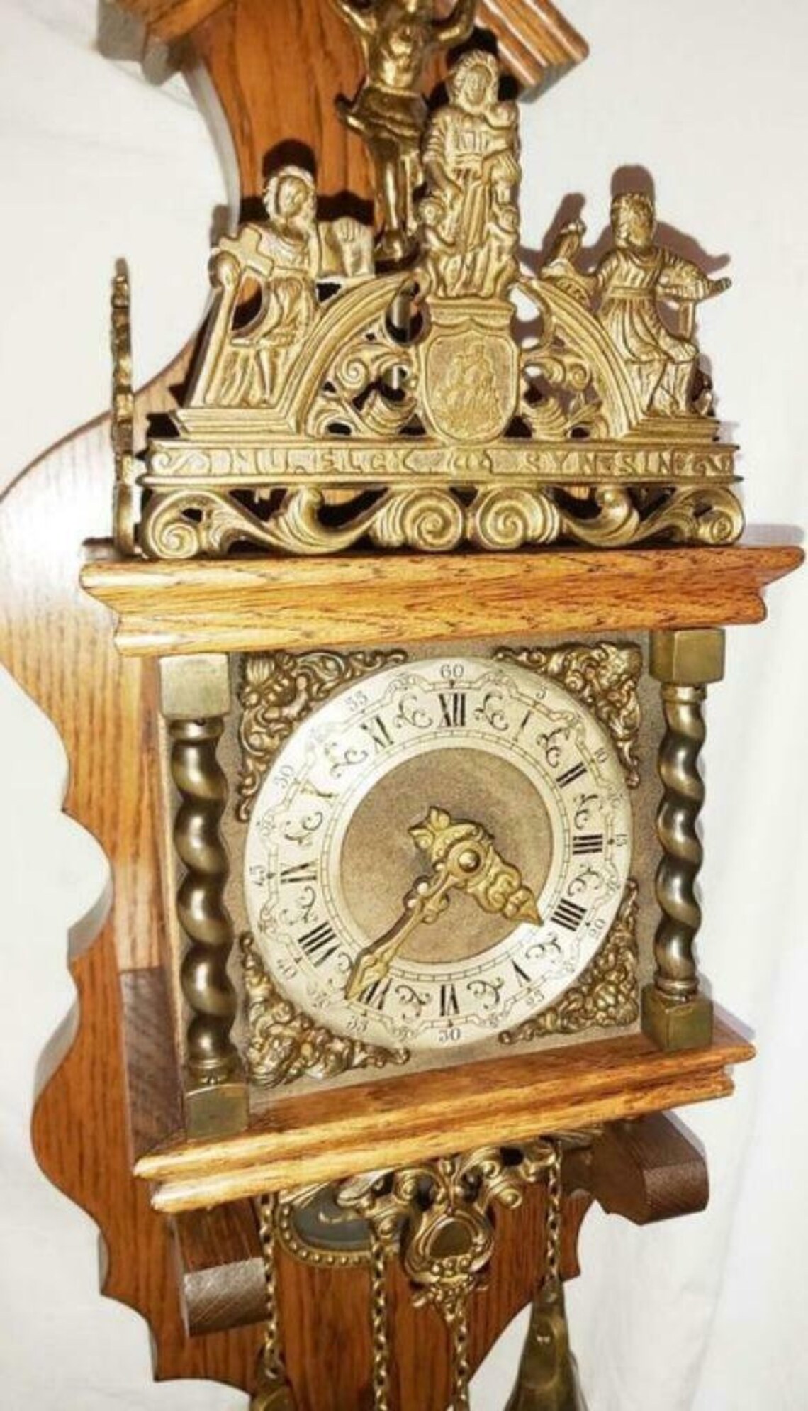 Vintage dutch Warmink zaanse wall clock Wanduhr Pendeluhr Etsy