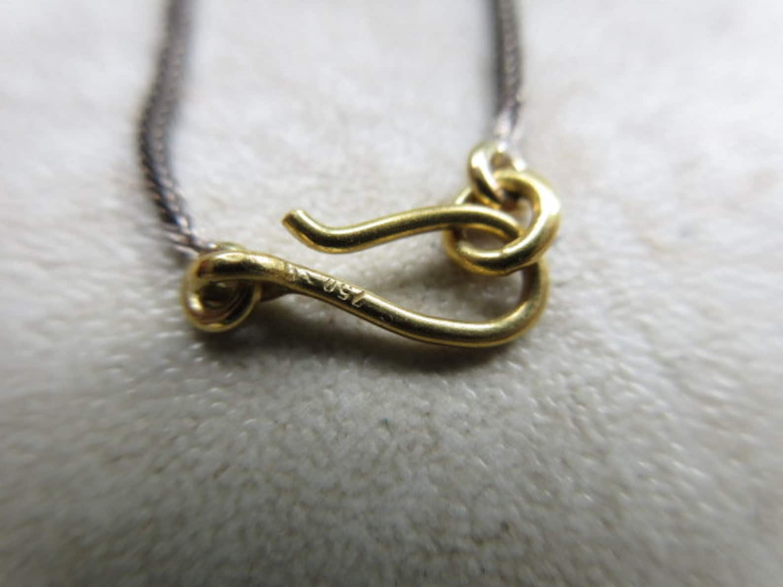 925 Silber/gold 750 Kette Halskette Tennis Tennisschläger Etsy