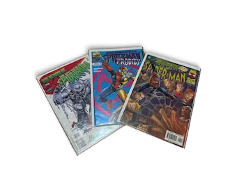 Vintage 1990s Lot of 3 The Spectacular Spider Man Marvel Comics #230 #240 #258