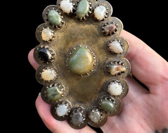 Antique Sterling Art Deco Belt Buckle - Etsy display picture 2
