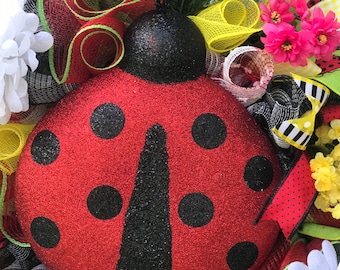 Couronne de printemps pour porte d'entrée extérieure, couronne de 38,1 Couronne de printemps pour porte d'entrée extérieure, couronne de 38,1