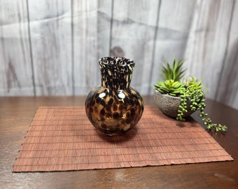 ミッドセンチュリーモダン ムラーノスタイル アートガラス花瓶