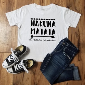 Hakuna Matata  Infant T-Shirt Mommy And Me Shirts