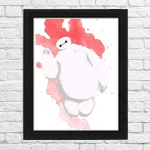Big Hero 6&#39;s Baymax Minimalist Poster