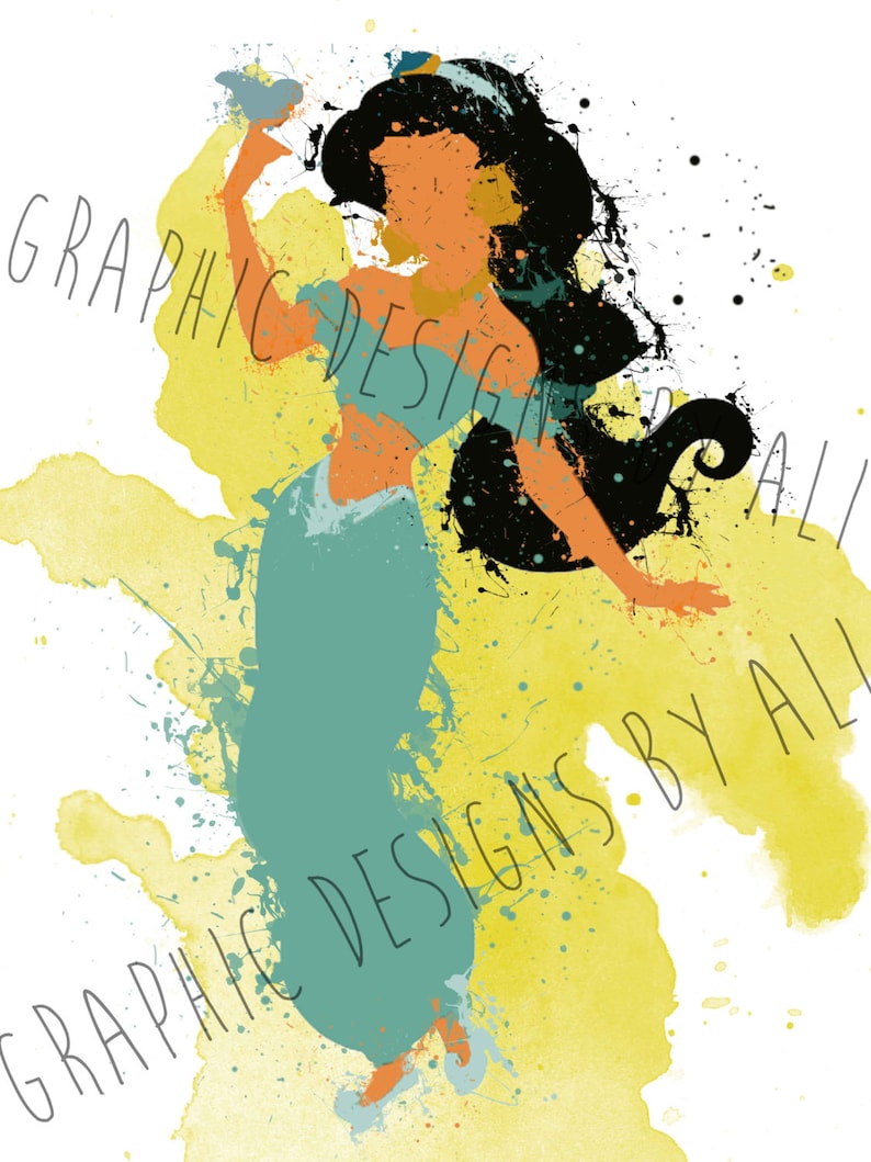 Aladdin's Jasmine Poster Etsy