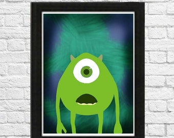 Monster Inc.'s Mike Wazowski Poster