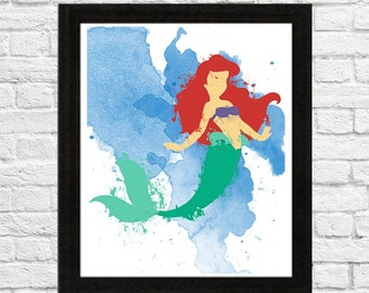 ディズニー リトル・マーメイド ポスター 20 x 16 1990年代 - Etsy 日本
