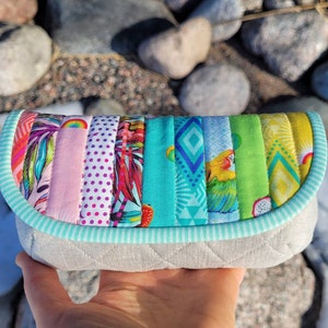 Rainbow Sunglasses Case Pouch, Quilting Sewing pattern, Downloadable PDF  Digital