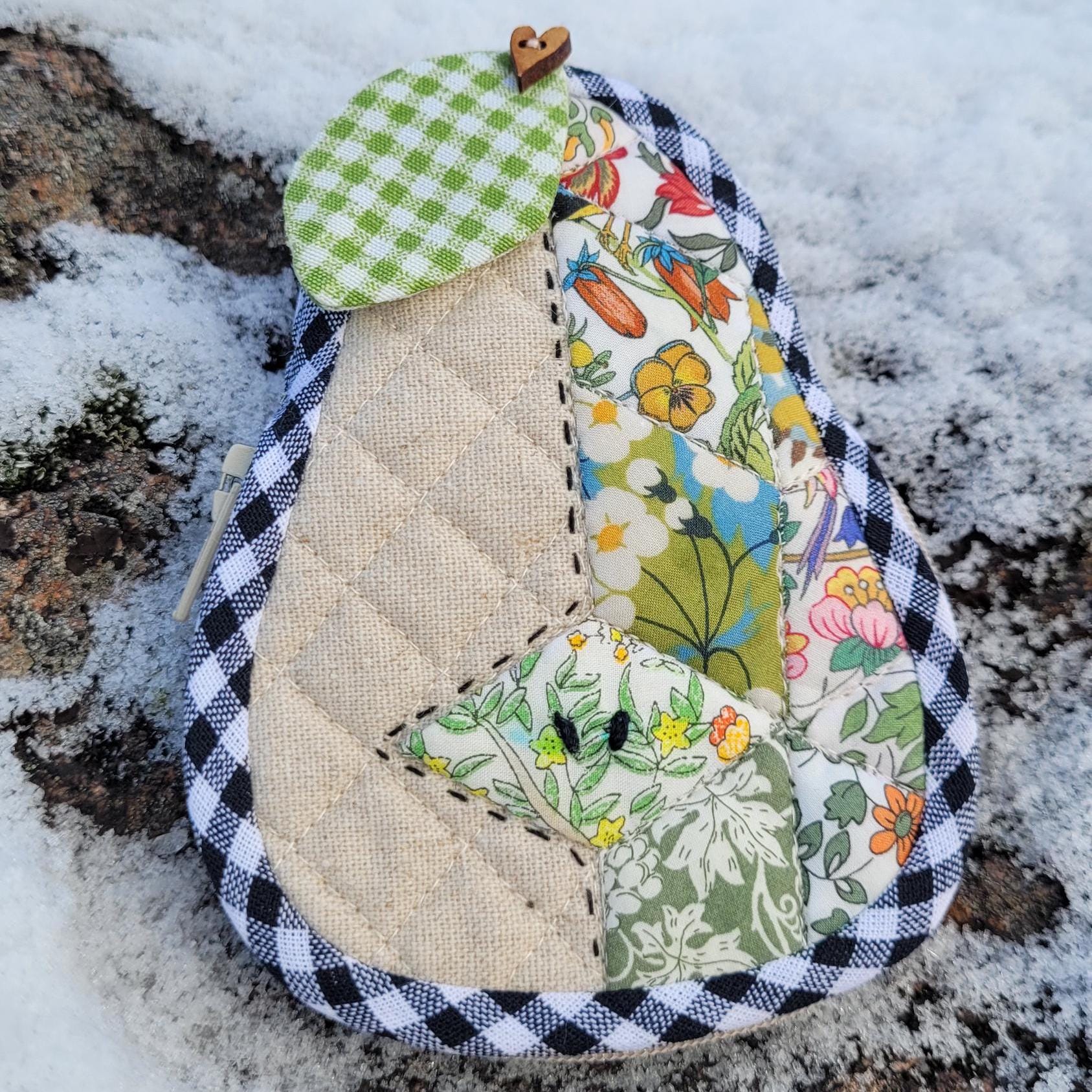 Pear Pouch Pattern Tiny Pear Pouch, Sewing Pattern, English Paper Piecing, EPP Tutorial ...