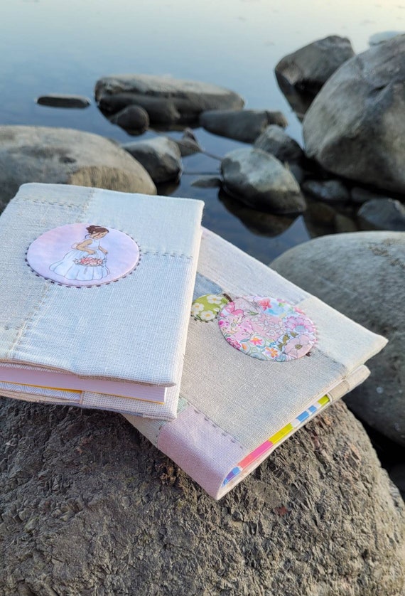 Scrappy Journal Cover, Hexagon apple, EPP Quilting Sewing pattern, Downloadable PDF  Digital