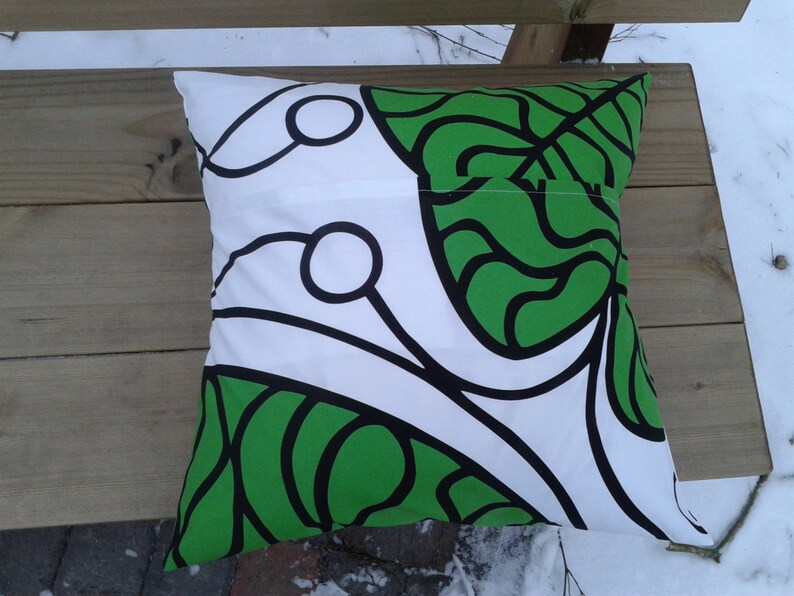 Pillow cover made from Marimekko fabric Bottna throw pillow Etsy