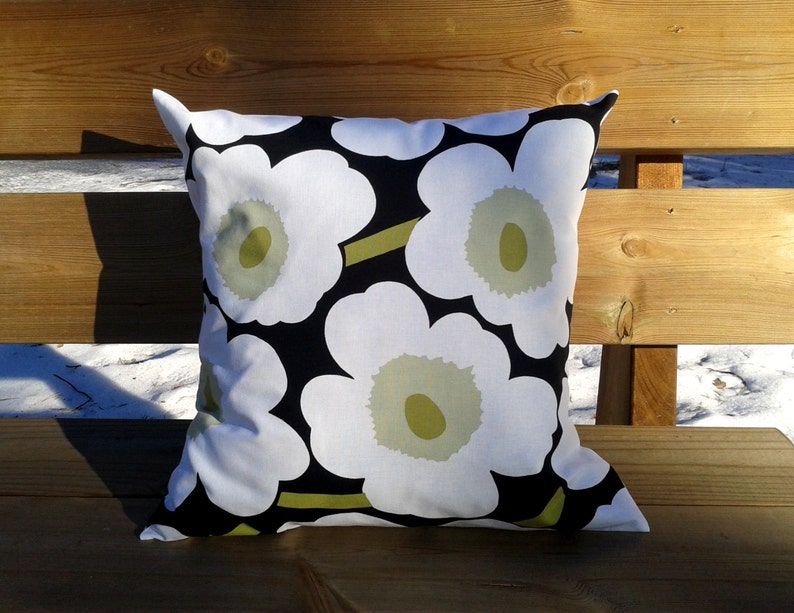 Pillow cover made from Marimekko fabric pillow case or sham Etsy