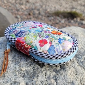 Tiny Travel Organizer, English Paper Piecing, Quilting Sewing pattern, Downloadable PDF  Digital