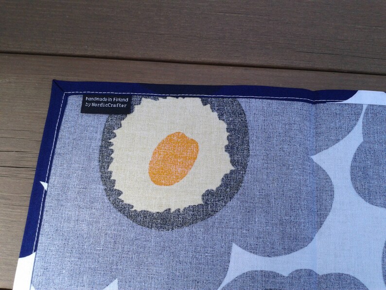 Cloth napkins made from Marimekko fabric Unikko Scandinavian Etsy