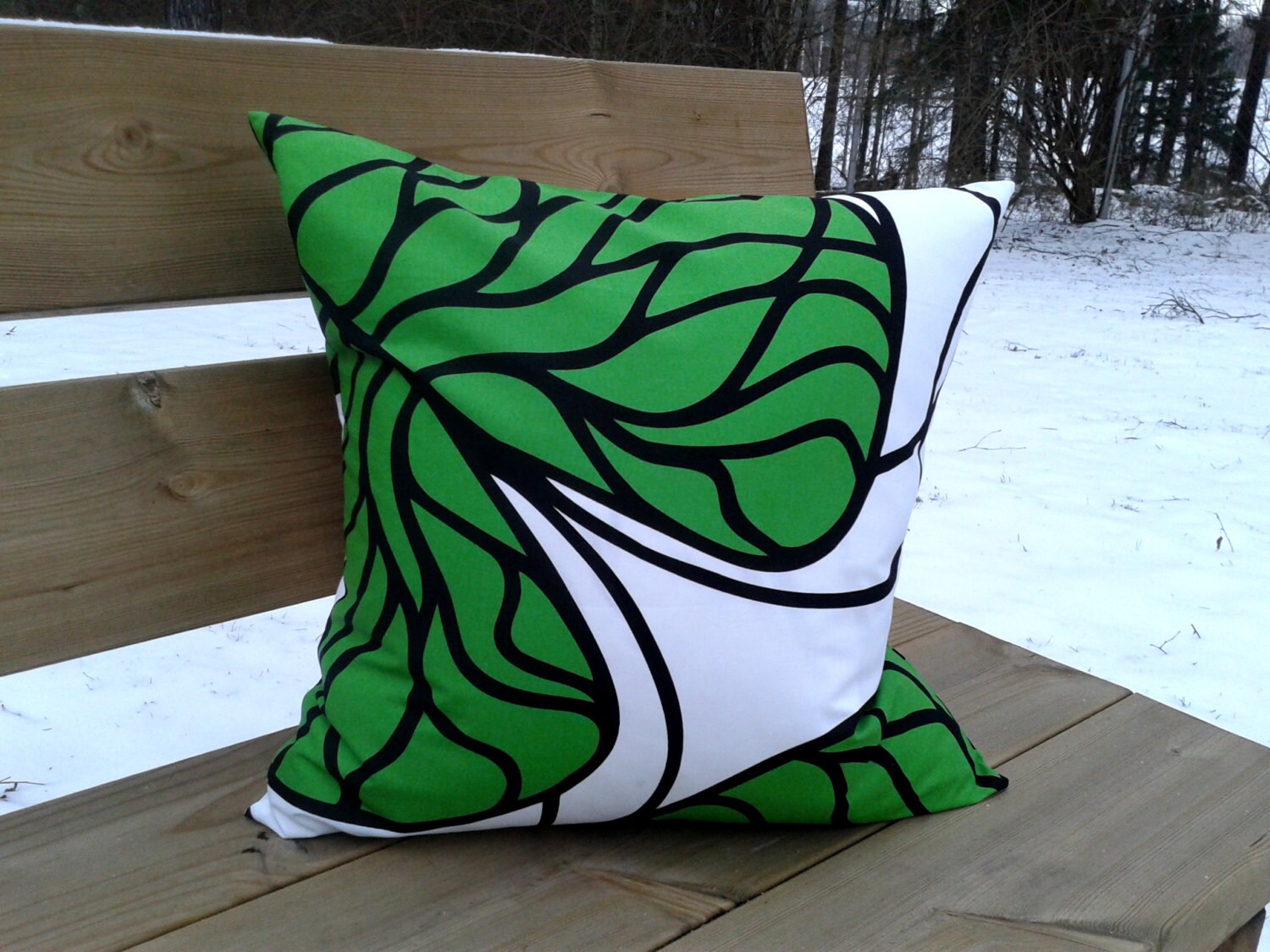 Pillow cover made from Marimekko fabric Bottna throw pillow Etsy