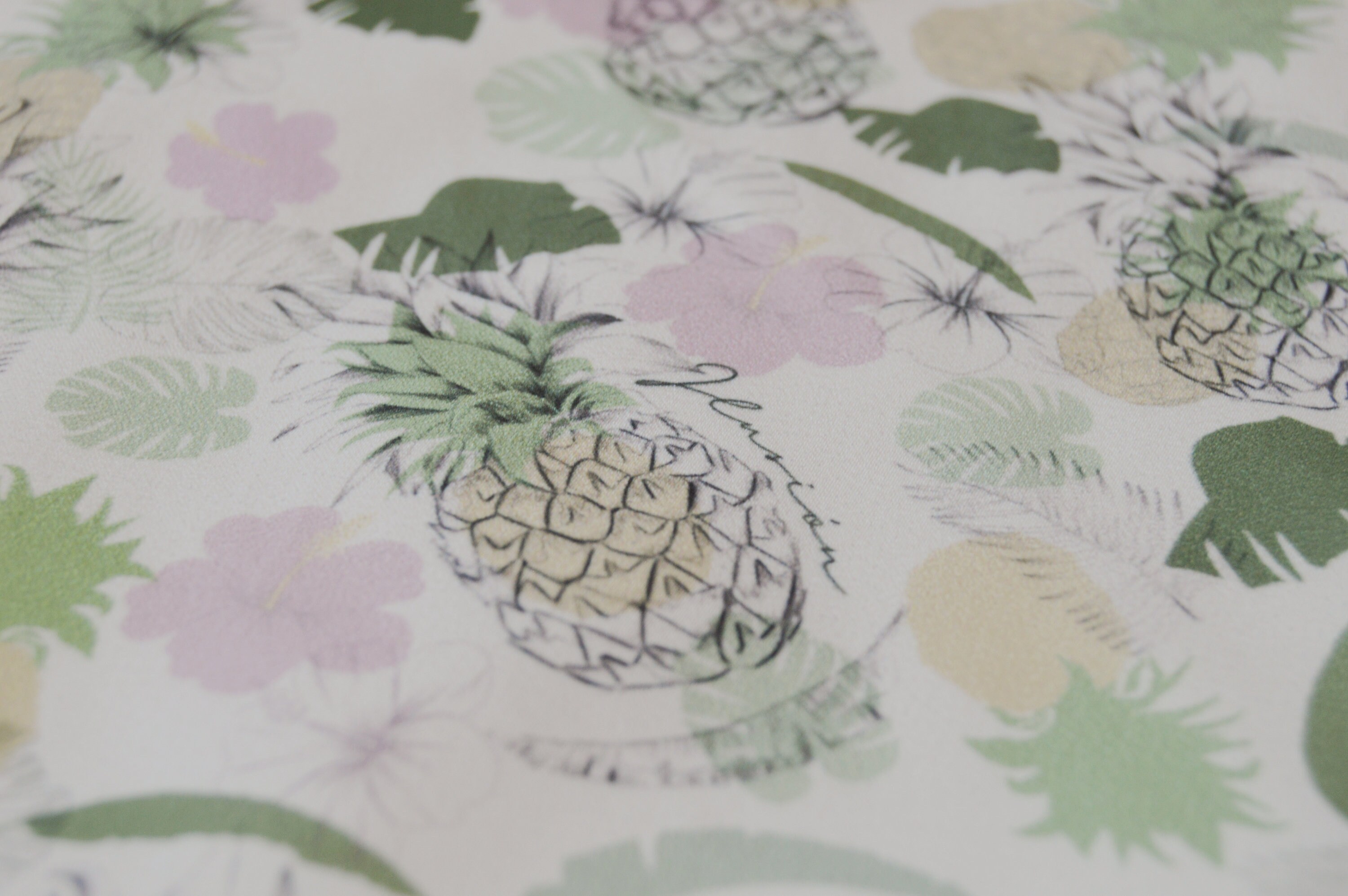 Designer Scarf With Pineapple Print Silk Hair Scarf and Bag Etsy UK