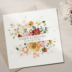 Wedding Card | Personalised Wedding Card | Greeting Card | On Your Special Day