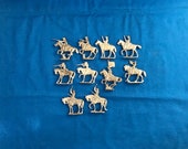 Semi-Flat Calvary Figures - 18th Century Toy Soldiers