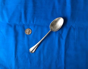 18th Century Hanoverian Style Pewter Table Spoon