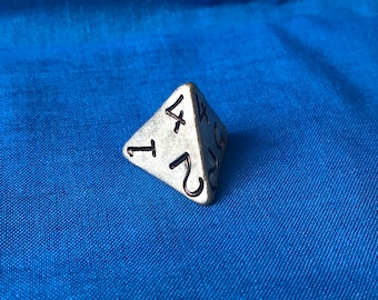 Pewter D4 Die