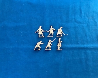 Round Artillery Cannon Crew #1 WITHOUT CANNON - 18th Century Toy Soldiers