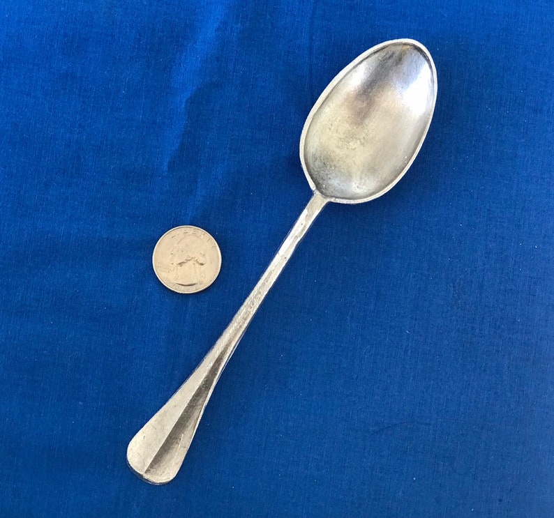 18th Century Hanoverian Style Pewter Spoon small Etsy Sweden