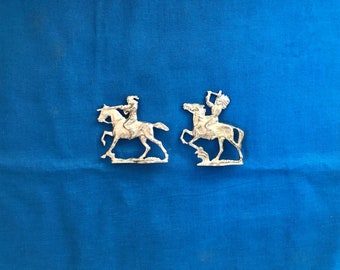 Mounted Native Americans - 18th Century Toy Figures