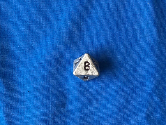 Pewter D8 Die
