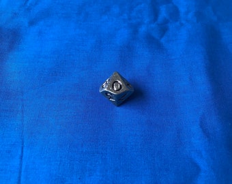 Pewter D10 Die