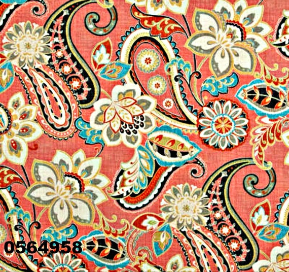 18 X Pillow Cover Waverly Sun N Shade Wild Card Peachtini Waverly Sun N Shade Wild Card Peachtini