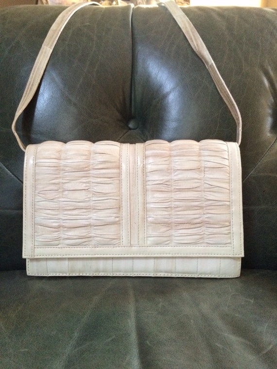 Vintage Eel Skin Purse, Gray Eel Skin Purse, Eel S