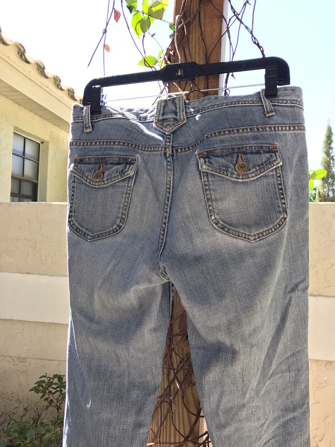 Vintage Jeans Banana Republic Jeans Boot Cut Jeans Flare Etsy