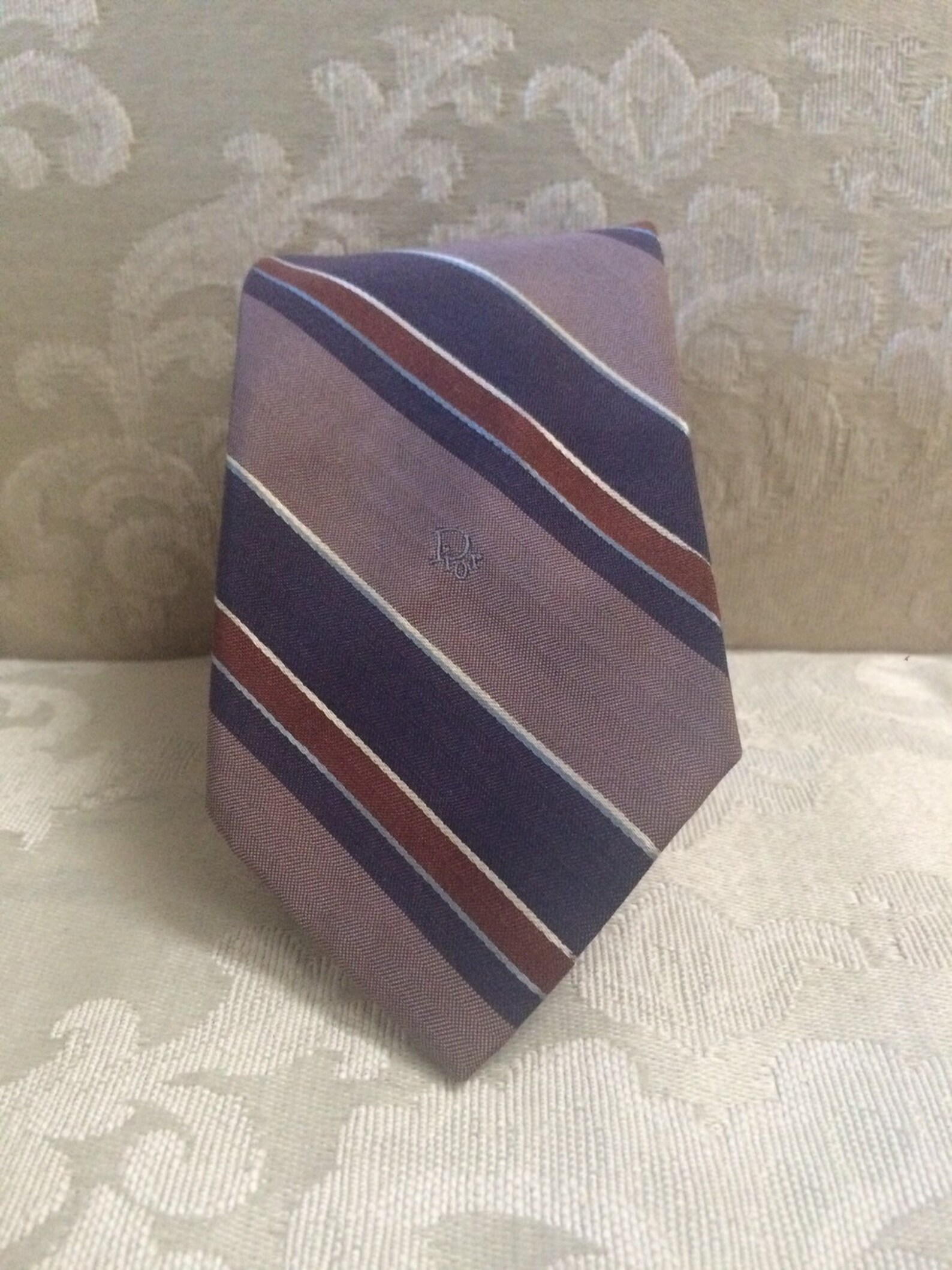 Vintage Christian Dior Necktie Men's Tie Dior Necktie Etsy