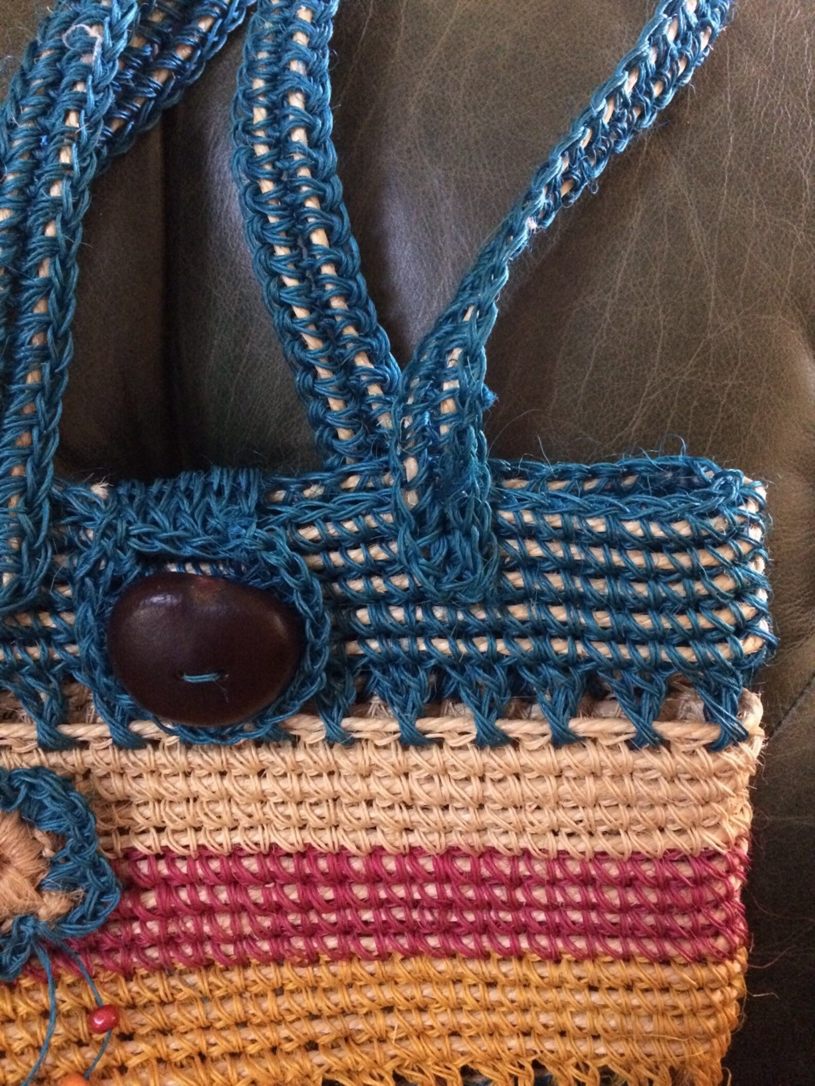 boho straw bag