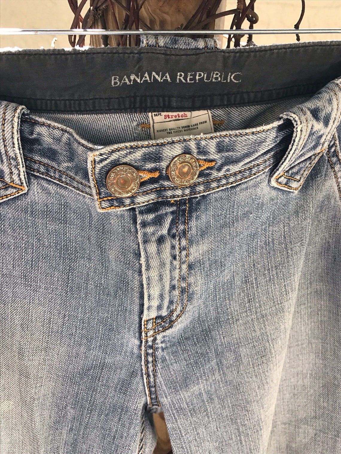 Vintage Jeans Banana Republic Jeans Boot Cut Jeans Flare Etsy