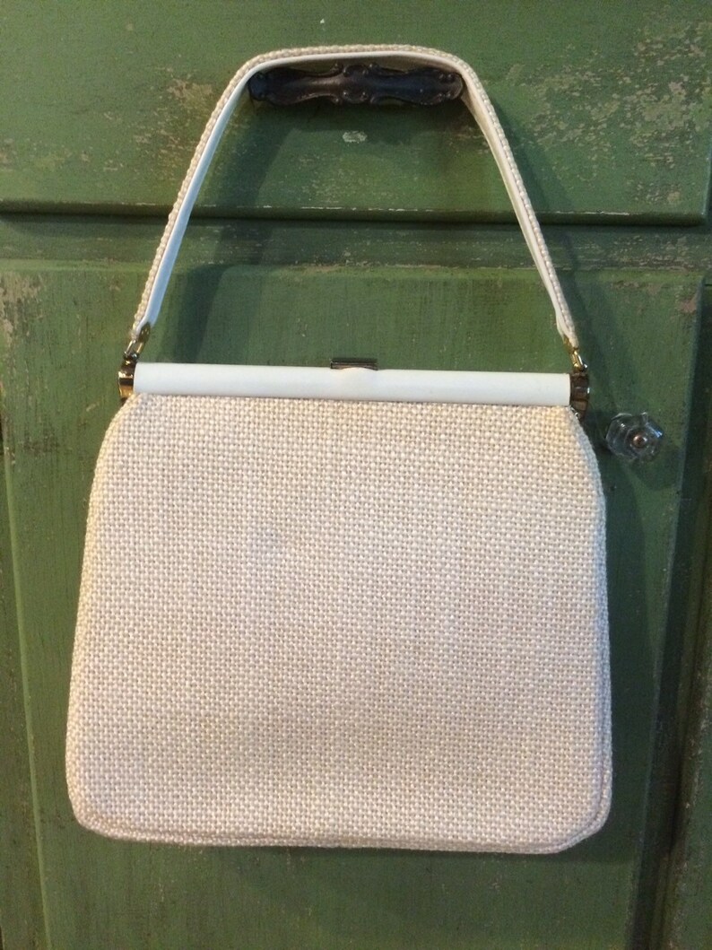 Vintage Kiss Lock Purse Top Handle Bag Top Handle Purse Etsy