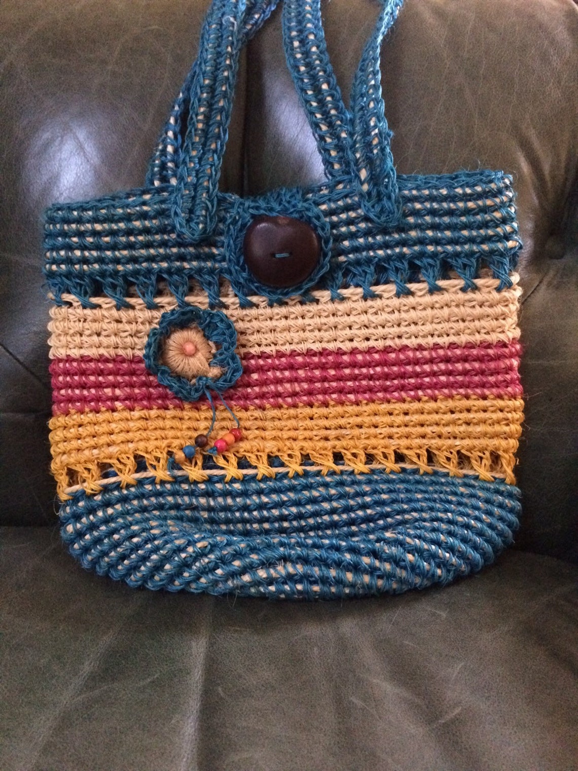 boho straw bag