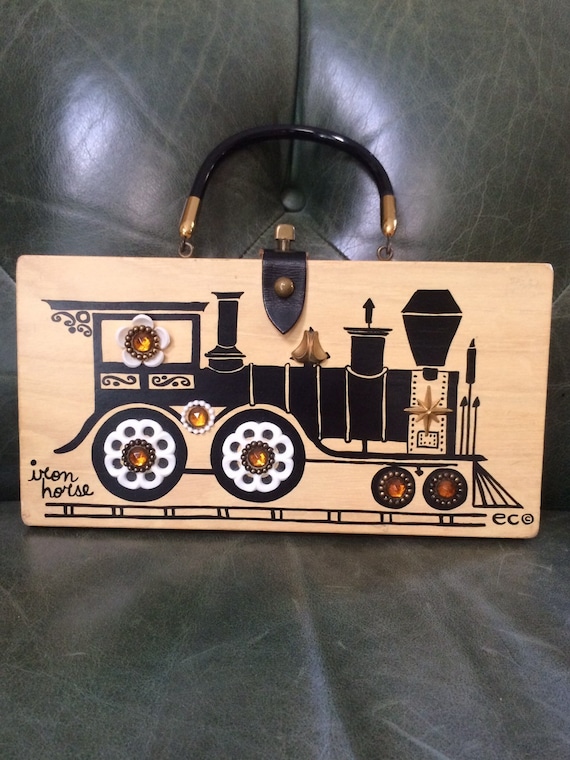Enid Collins of Texas, Iron Horse Box Bag, Vintage