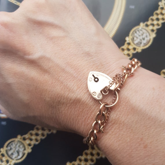 GUCCI Icon Heart 18-karat rose gold bracelet | NET-A-PORTER