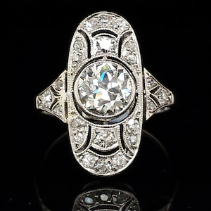 2center-ct Gia-certified Oval Rose Cut Diamond Ring ...