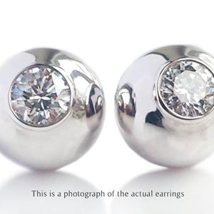 Kolczyki Cartier Perles de Diamants z 18-karatowego złota