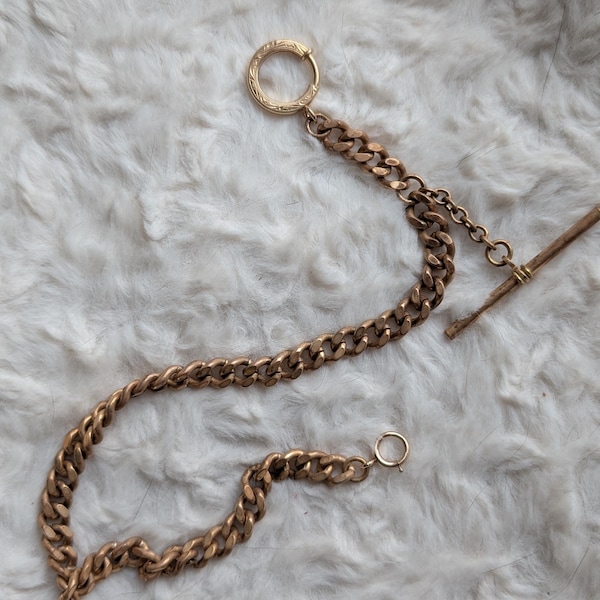 Antique victorian watch fob 10k rolled gold edwardian