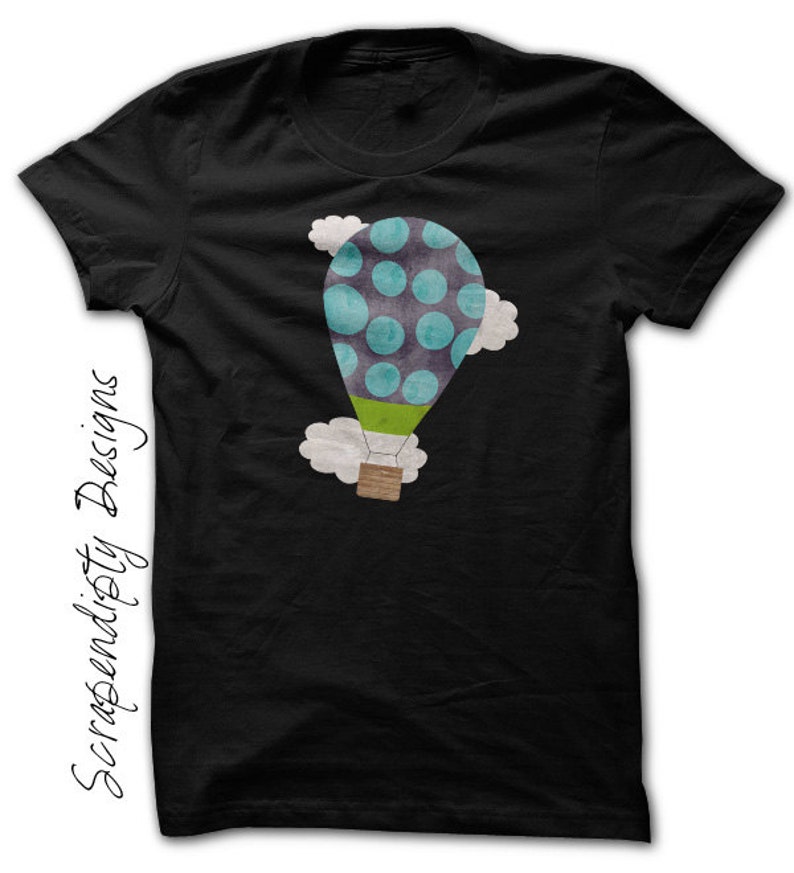 hot air balloon button up shirt
