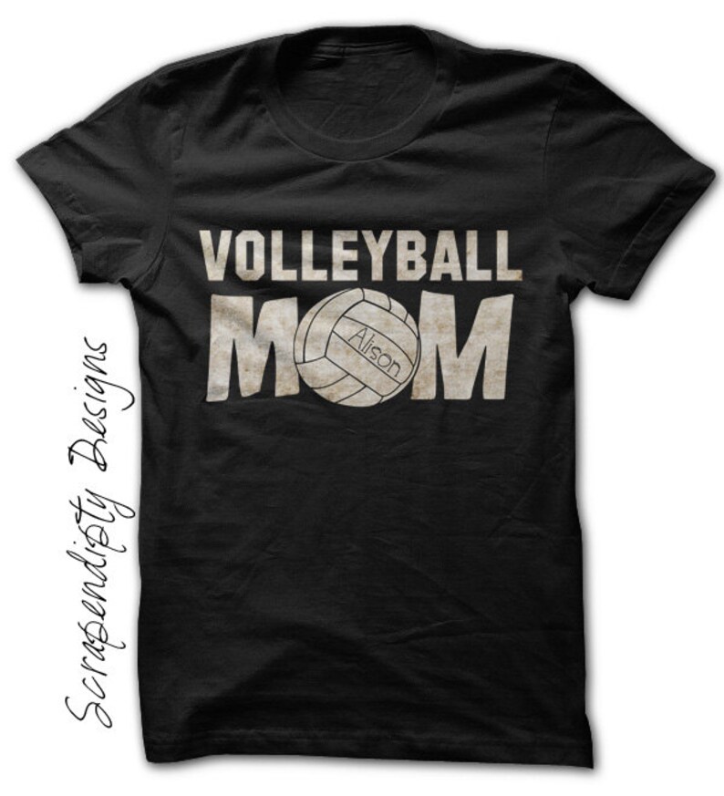 Volleyball Mom Shirt Womens Custom Volleyball Shirt Etsy