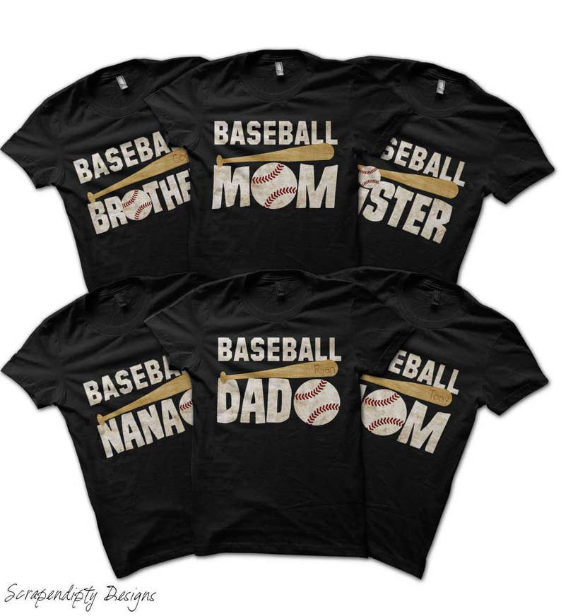 Baseball Mom Bundle Team Baseball Shirts Family Tshirts Etsy