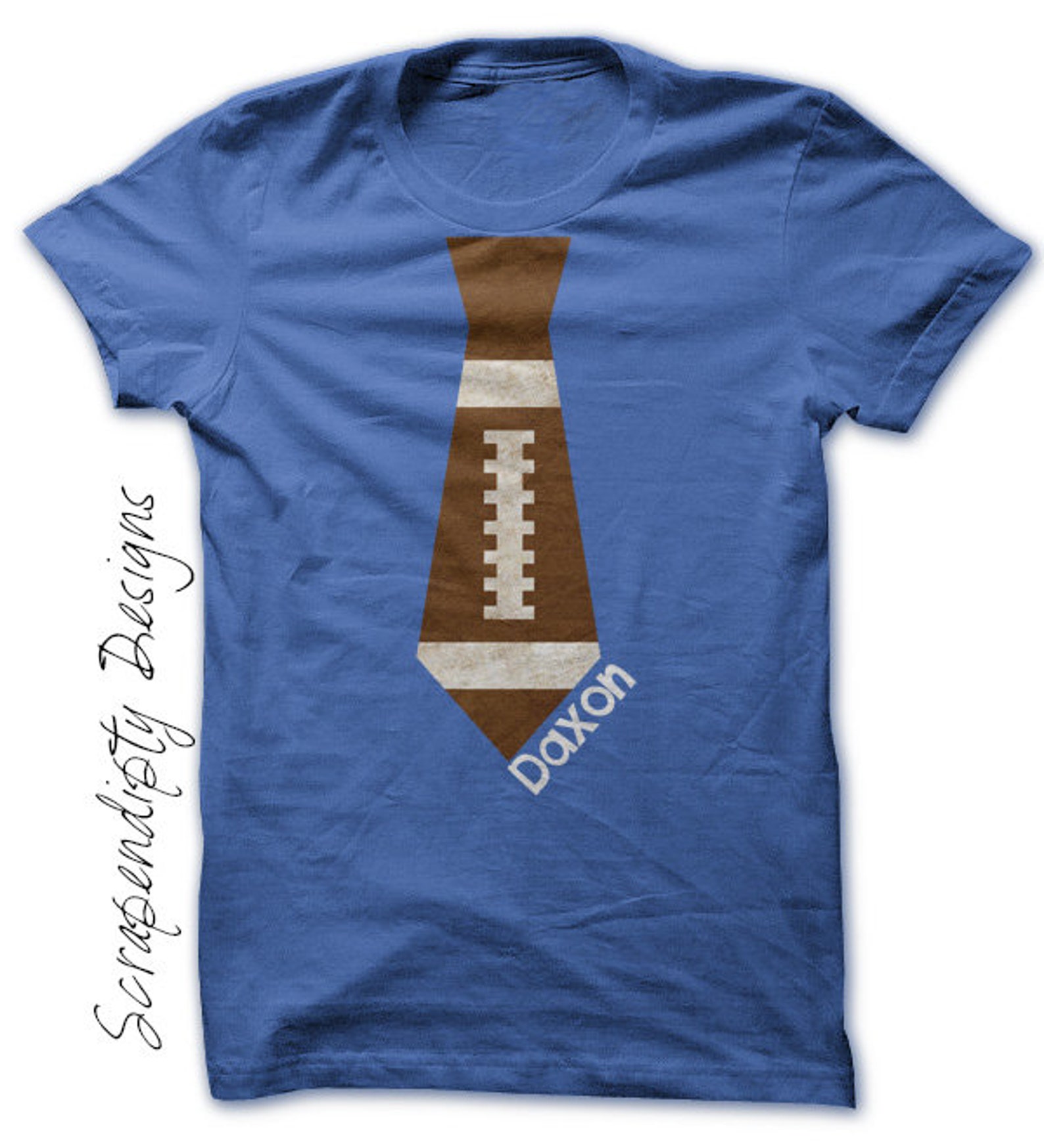 Boys Football Shirt Toddler Football Tie Tee Mens Sports Etsy