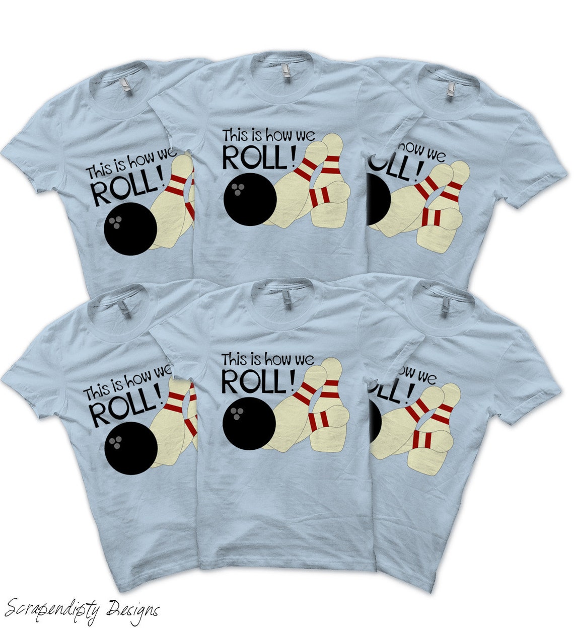 Kids Bowling Shirts Bowling Party Birthday Favors Mens Etsy